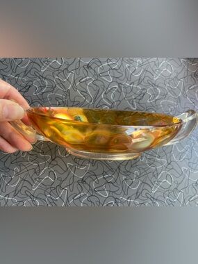 Marigolds Carnival Glass Sundae Dish